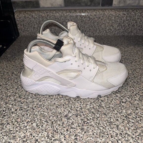 Nike Air Huarache Run (GS) 'White Pure Platinum' Size 7 Youth - Picture 3 of 6